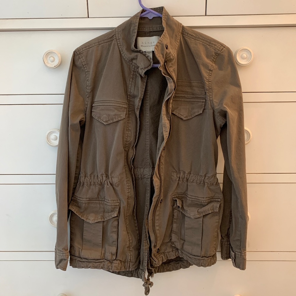 Olive utility jacket